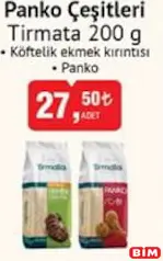 TİRMATA PANKO ÇEŞİTLERİ KÖFTELİK EKMEK KIRINTISI 200 G fiyat ve kampanya bilgisi